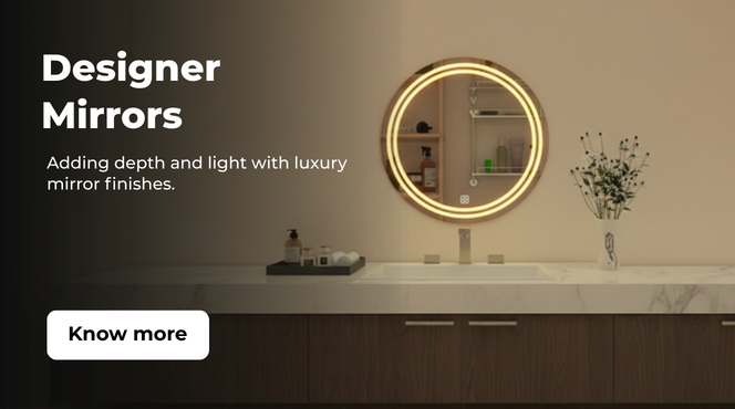 Hexagonal Geometric Wall Mirror Set