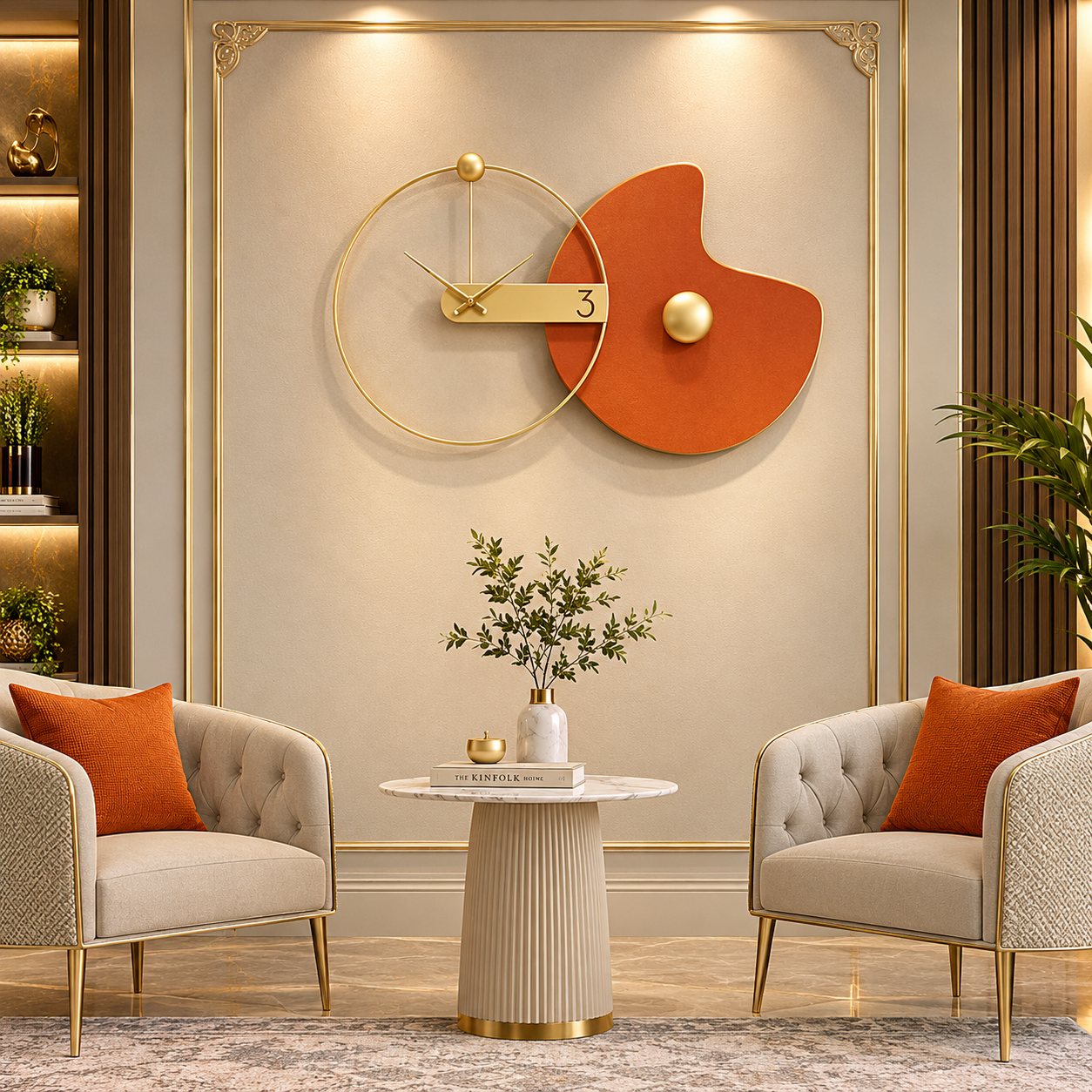 Aurelia Orbit — Luxury Modern Wall Clock