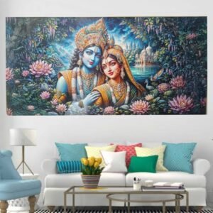 Crystal Painting Eternal Love of Radha Krishna